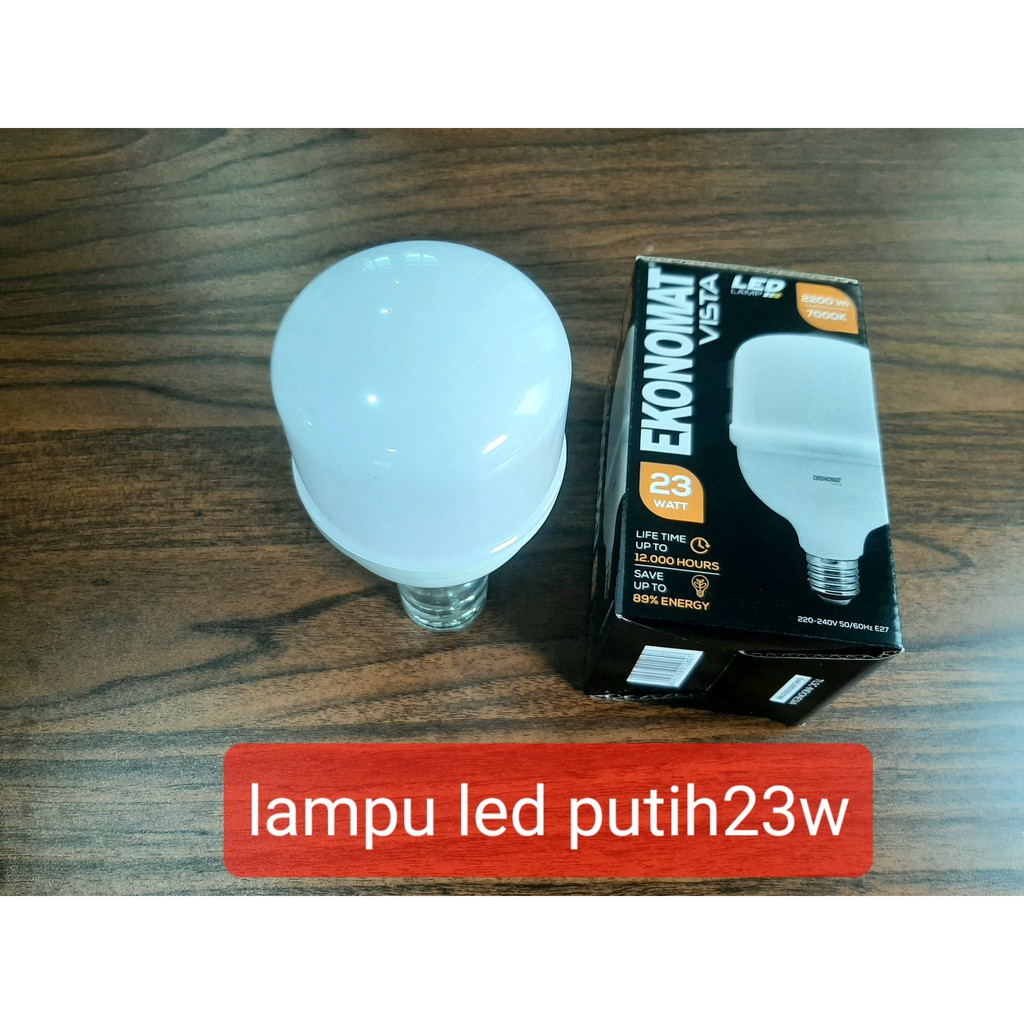Lampu LED Putih Ekonomat