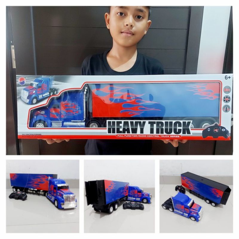 RC truck optimus prime remote control - Mainan mobil truk kontainer remot kontrol anak laki cowok