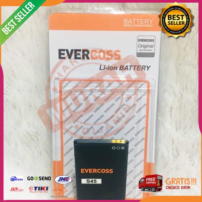 Acc Hp Baterai Evercoss Cross S45 Face Unlock 4G Lte 1700Mah Ori Oem