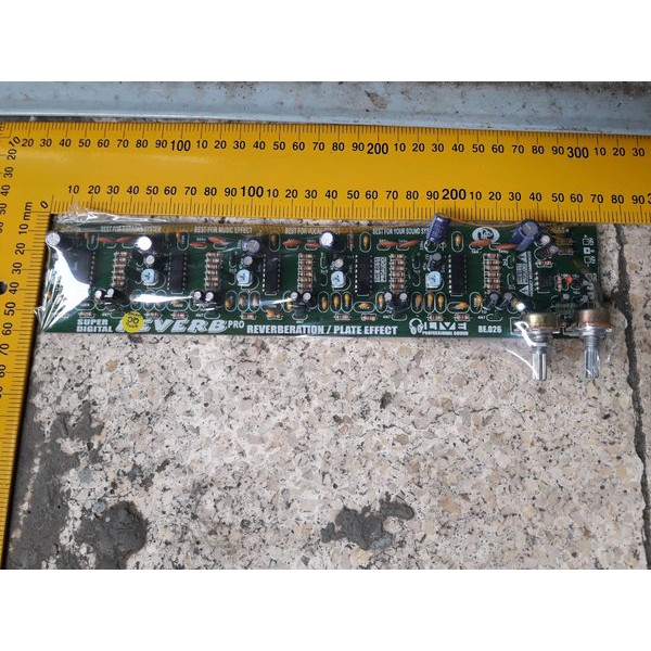 TOP Limited  kit echo reverb 2 potensio efek vokal mixer audio