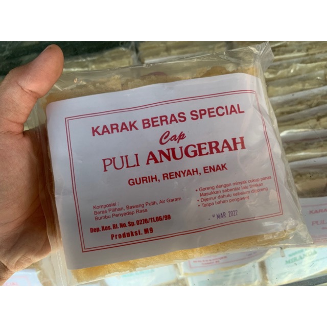 

Karak Beras Puli Special Anugerah Rasa Bawang, Gurih Renyah Enak (Original)