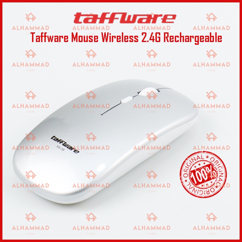 Taffware Mouse Wireless 2.4G Rechargeable