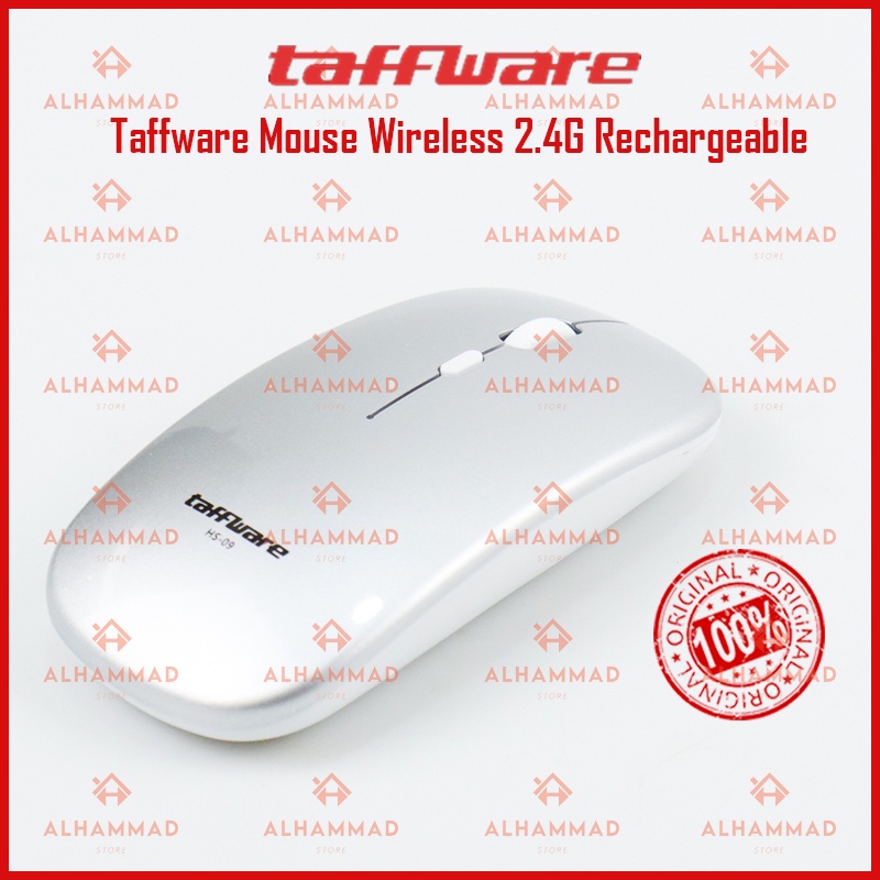 Taffware Mouse Wireless 2.4G Rechargeable