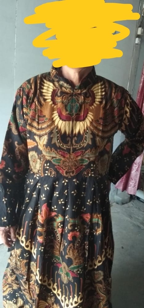 Batik Couple Keluarga Sania Ruffle Ori Ndoro Jowi Dnt Kupu Kuning