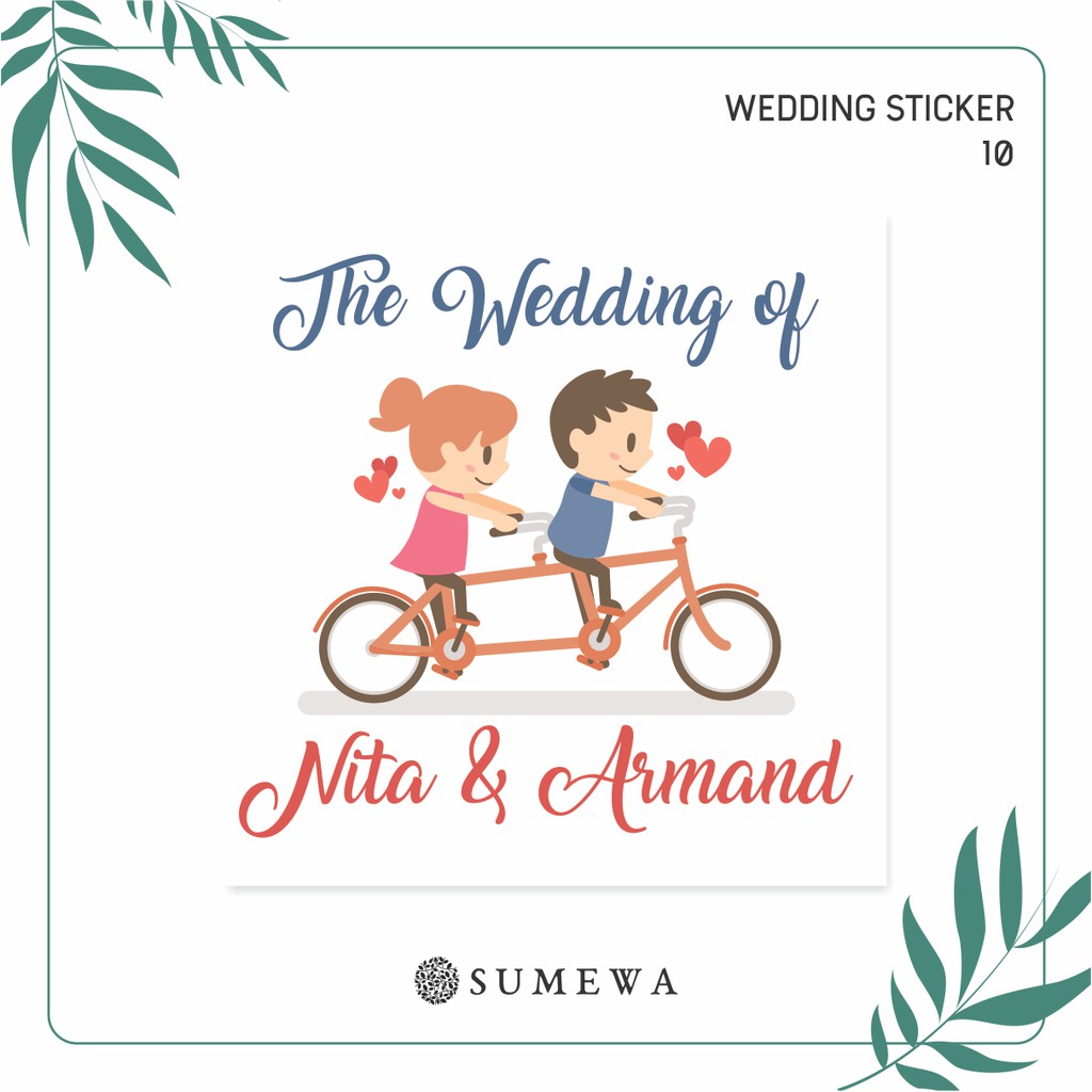 

Sticker Souvenir Pernikahan / Wedding Sticker - 010