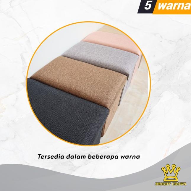 Serba Murah Bright Crown Bangku Storage Box Kursi Penyimpanan Barang Bangku - Coklat  Kekinian →.