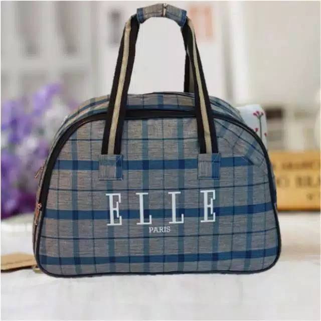 Tas pakaian motif/tas travel tas koper jinjing pakaian elle