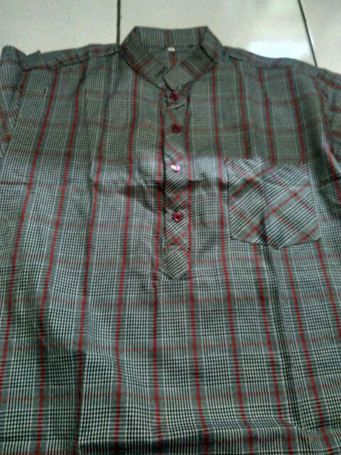 Bswart Batik Hrb026 Kenongo Hem Pendek Padi Pekalongan M L Xl Batik Pria Murah Modern Grosir