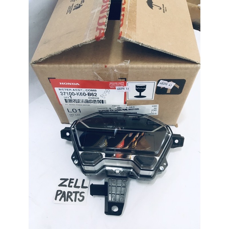 spidometer speedometer assy honda new vario 125 led 2018 iss idling stop 37100-k60-b62 ori asli ahm