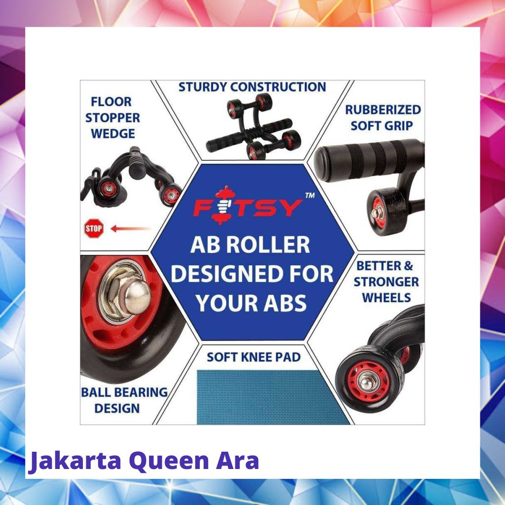 VKTECH Power Wheel Alat Fitness Roller - AD-2016