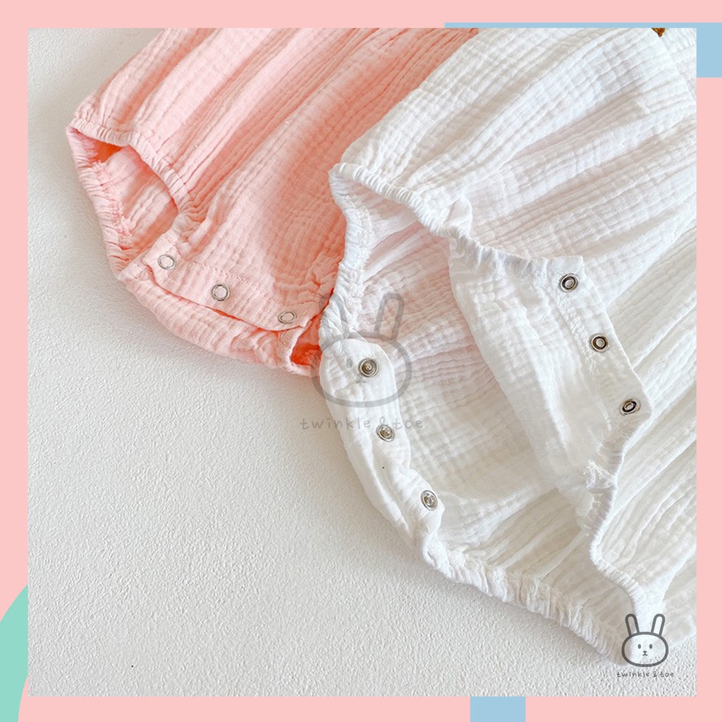 Baju Romper Anak Bayi Perempuan Model Korea / Baby Girl Romper-2