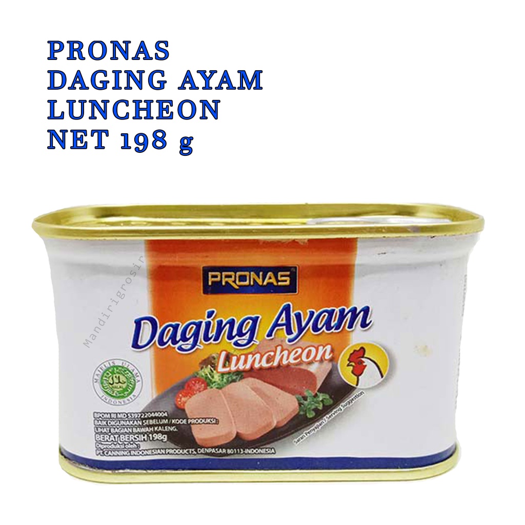 KORNET AYAM * PRONAS * LUNCHEON * DAGING AYAM * 198g