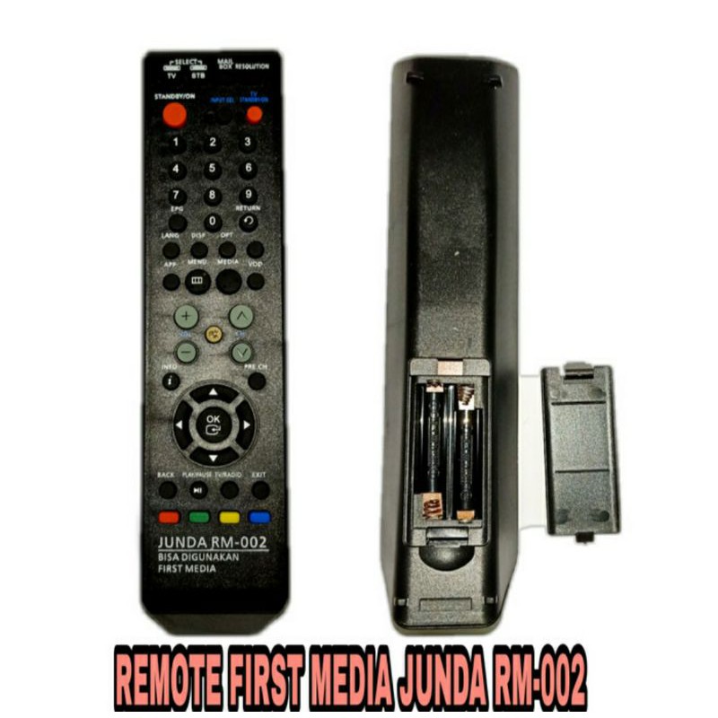Remote First Media HD Parabola Receiver Junda RM002