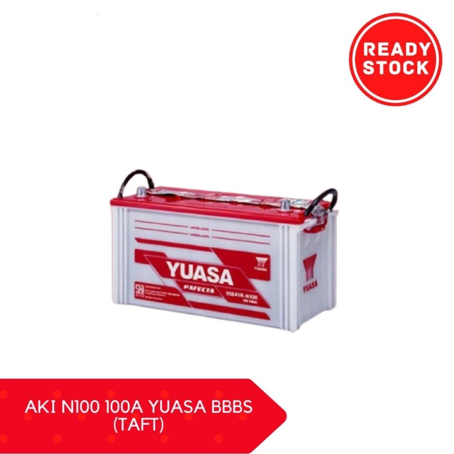 AKI MOBIL YUASA N100 100A 100 AMPERE ACCU YUASA SOLAR PANEL