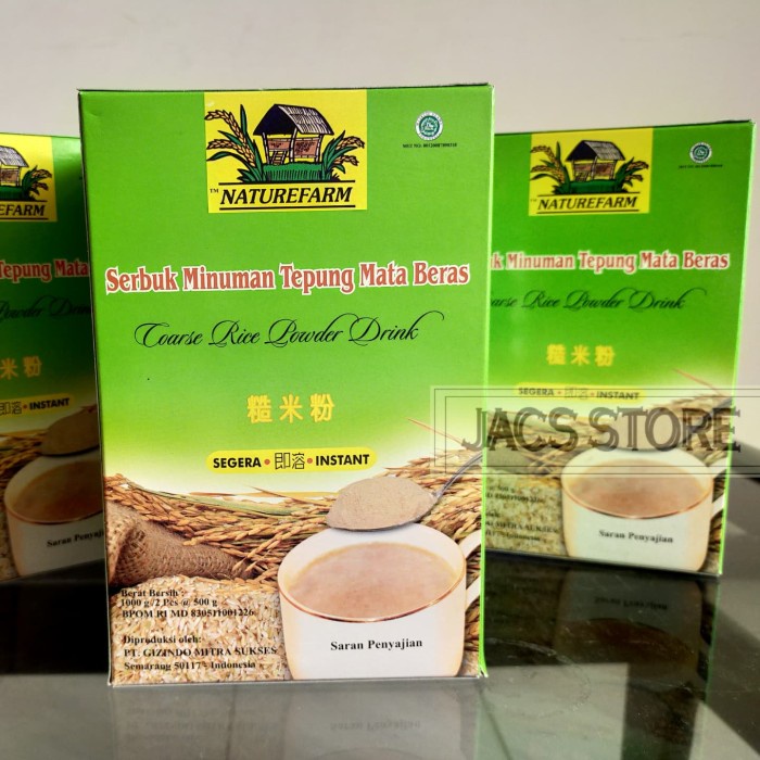 

DISKON - (BISA COD) TEPUNG MATA BERAS NATUREFARM CRP DRINK - ORIGINAL (1 kg)