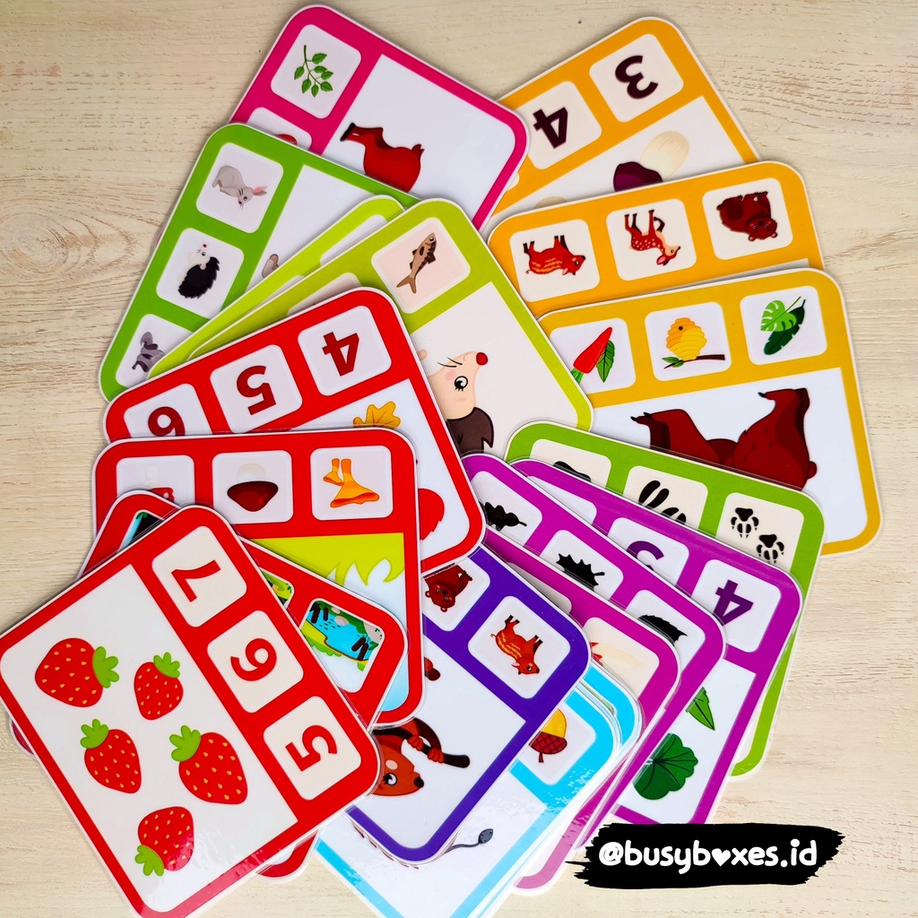 [busyboxes.id] Mainan Edukasi Busy Page busypage card game flashcard anak