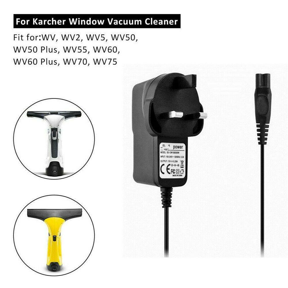 TOP Vacuum Cleaner Adapter Portable Untuk Karcher Dual Voltage Cord Charger Charger Untuk Karcher