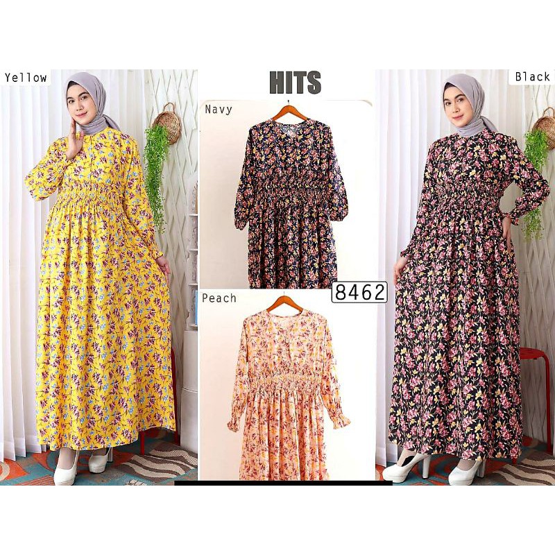 baju gamis wanita muslimah syarii bahan katun rayon import terbaru kekinian