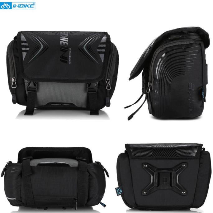 Inbike Waterproof Bicycle Handlebar Bag - Tas Pannier Depan Hitam