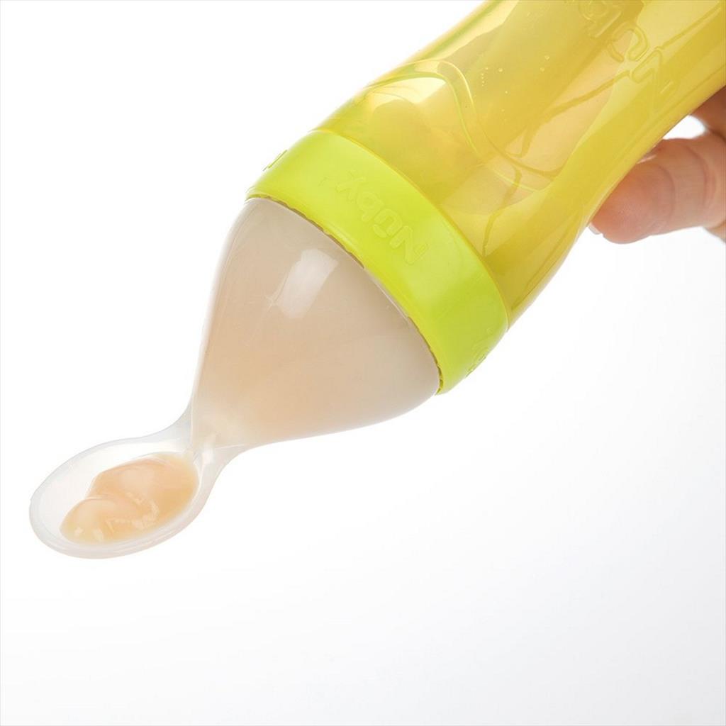 NUBY Silicone Squeeze Feeder 90ml Green 90 ml