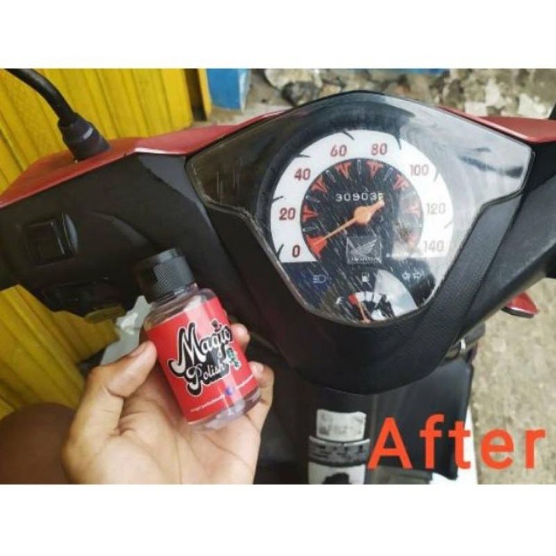 Magic polish indo pengkilap body hitam body kasar