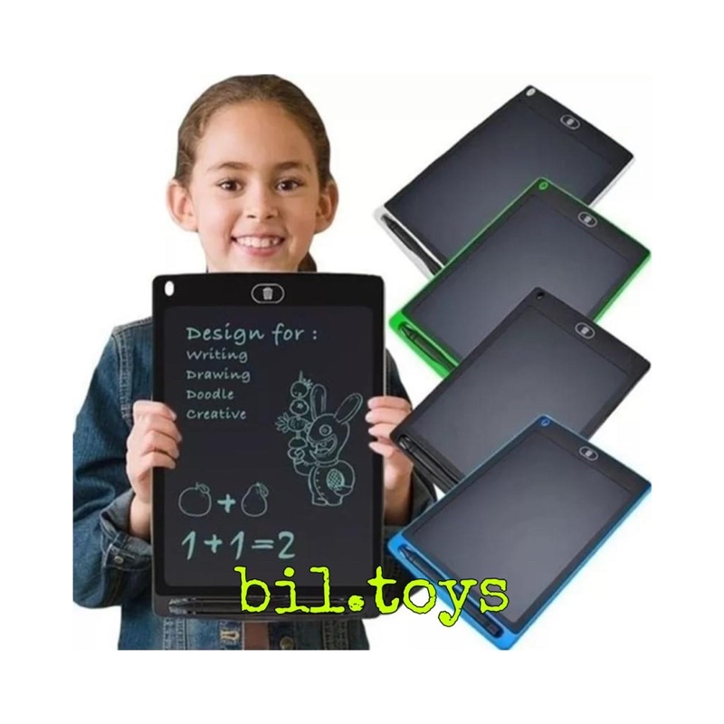 PAPAN TULIS LED GAMBAR LCD ANAK DAN DEWASA DRAWING WRITING TABLET LCD DRAWING BOARD