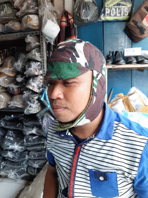 Topi loreng model jepang/topi mancing loreng