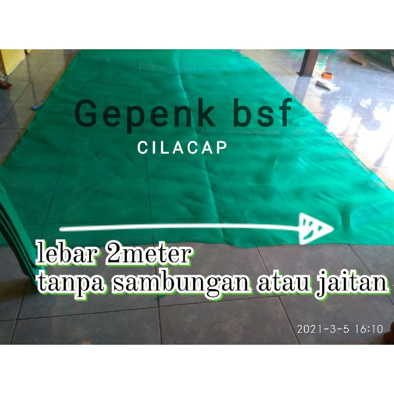 jaring kasa hijau / jaring bsf / keramba ikan / waring hijau