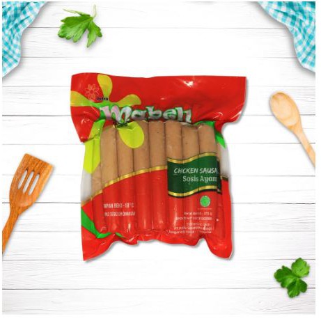 

Mabell Chicken Sausage / Sosis Ayam 375gram