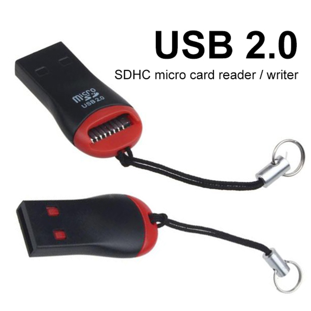 Adapter Card Reader Micro SDHC TF USB 2.0 Mini Portable