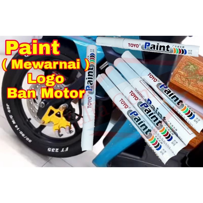 

Spidol Ban Toyo / Vauto Paint Marker Putih