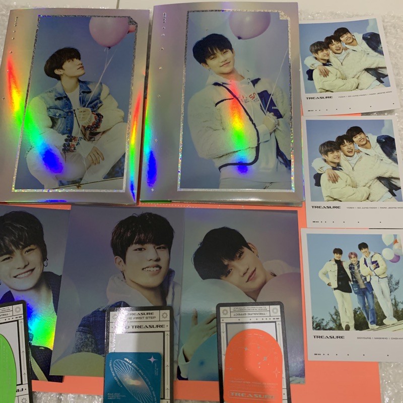 TREASURE - THE TREASURE EFFECT OFFICIAL SHARING ALBUM PHOTOCARD (hyunsuk junghwan yedam junkyu yoshi