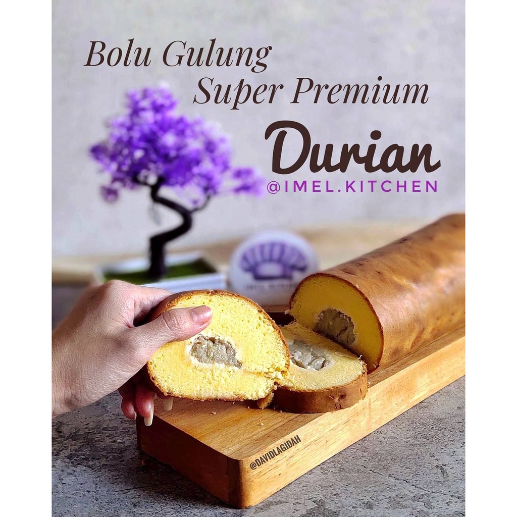 

Bolu Gulung Buah Durian Super Premium Imel Kitchen