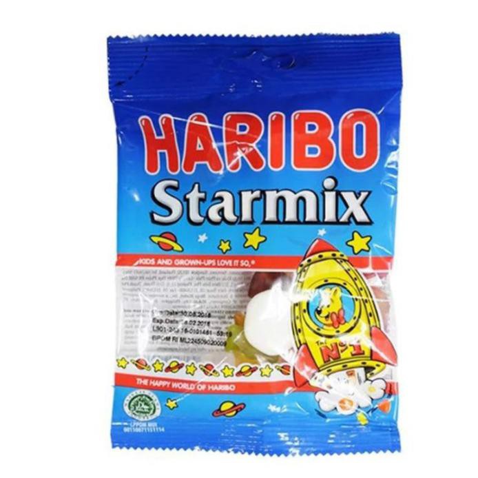 

GAVAPUTRI_SHOP JUAL PERMEN HARIBO STARMIX 80GR GUMMY JELLY YUPI CANDY RASA MIX TERPOPULER