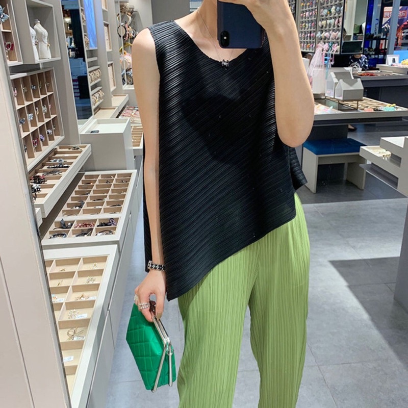 SALE BLOUSE PLEATED BLOUAE PLEATS ASIMETRIS BLOUSE PLISKET BANGKOK BLOUSE PLEATS BLOUSE PLEATED PRIS