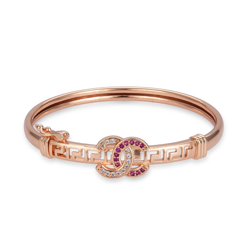 gelang titanium wanita anti karat emas muda couple pasangan sahabat inisial bestie silver asli rantai selamanya korea murah rantai 49b