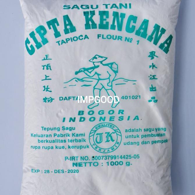 

Big Sale TEPUNG SAGU CITRA KENCANA 1 KG Big Sale