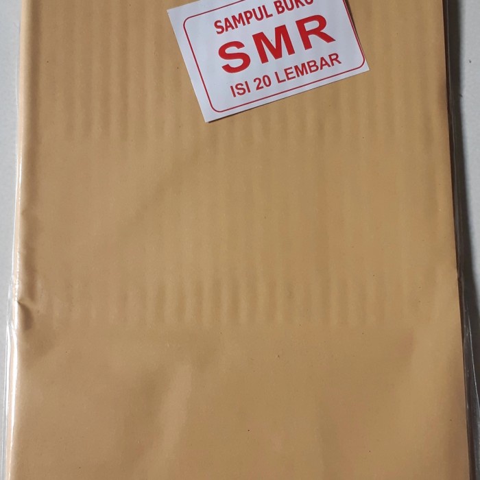 

sampul buku coklat polos ukuran qwarto/kuarto