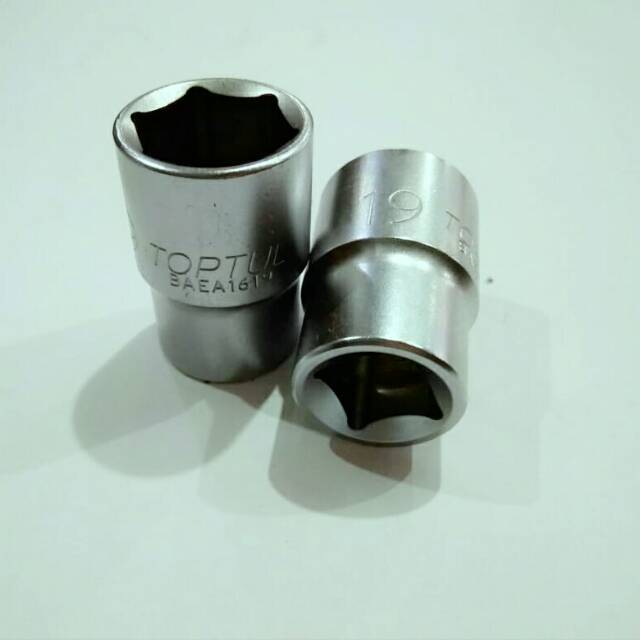 Kunci sock 1/2" 19mm TOPTUL MADE IN TAIWAN