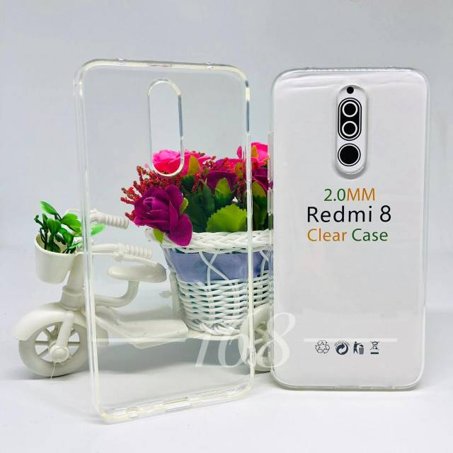 Silikon Jelly Soft Case Bening Xiaomi Redmi 8 Softcase Bahan Tebal