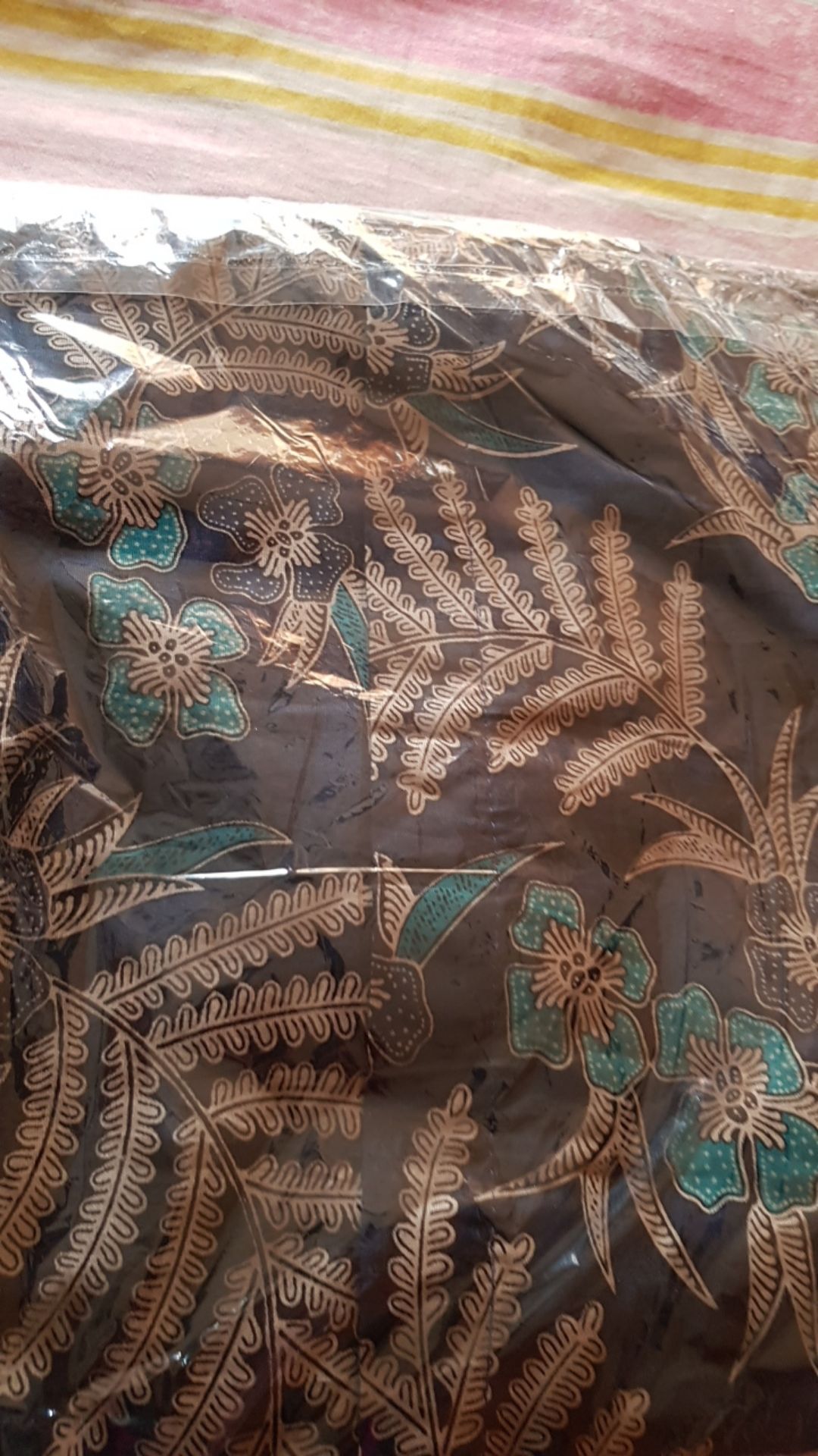 New Bisa Cod Batik Hrb026 Kenongo Hem Pendek Padi Pekalongan M L Xl Batik Pria Murah Modern Grosir