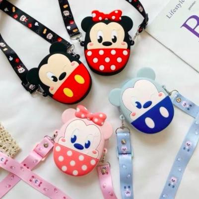 Big Sale Amadela Story - Tas Selempang Anak Jelly Rubber Karakter Import Tas Lucu Anak Coin Purse Ta