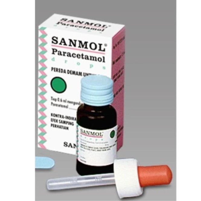 Sanmol Drop Sirup 15ml - Obat Penurun Panas Anak