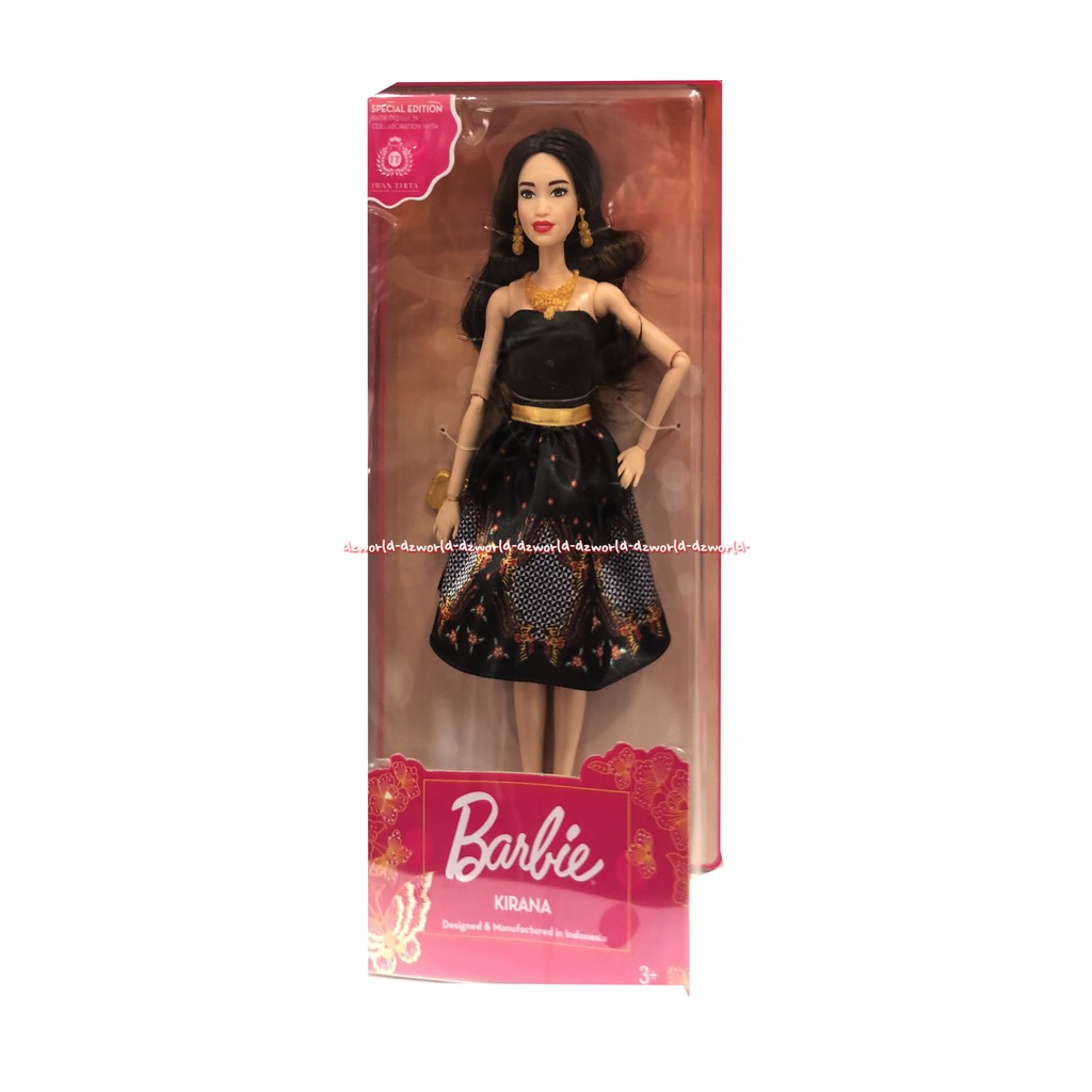 Barbie Kirana Batik Dress Boneka Berbie Baju Batik Designer Indonesia