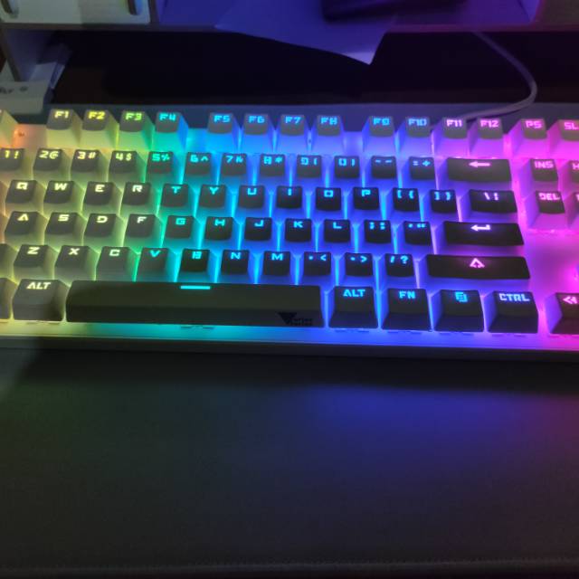 Jual Vortex Vx7 White Case Mechanical Keyboard Indonesia