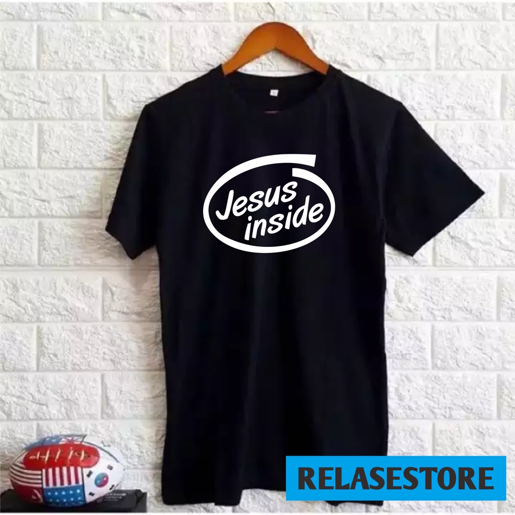 BAJU KRISTEN KAOS ROHANI JESUS INSIDE PRIA dan WANITA