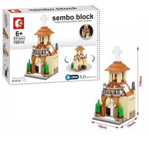 Lego Gedung Sembo Block 152pcs Seri Sd6519 Aus-1063