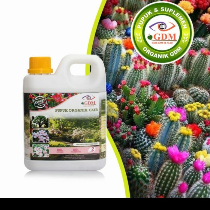 Pupuk Kaktus organik cair GDM - 1 liter