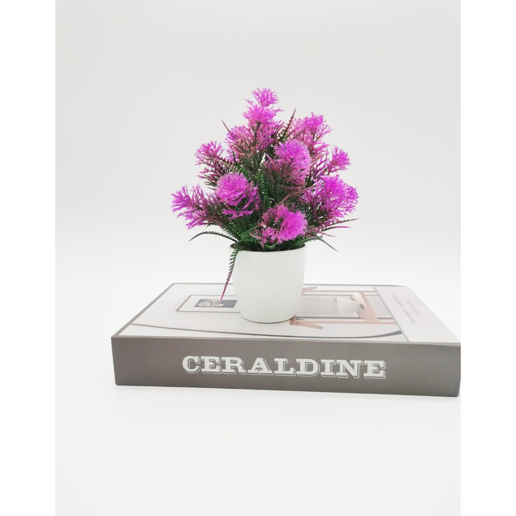 BOS982 Bunga Plastik / Pajangan Bunga Artifisial-3