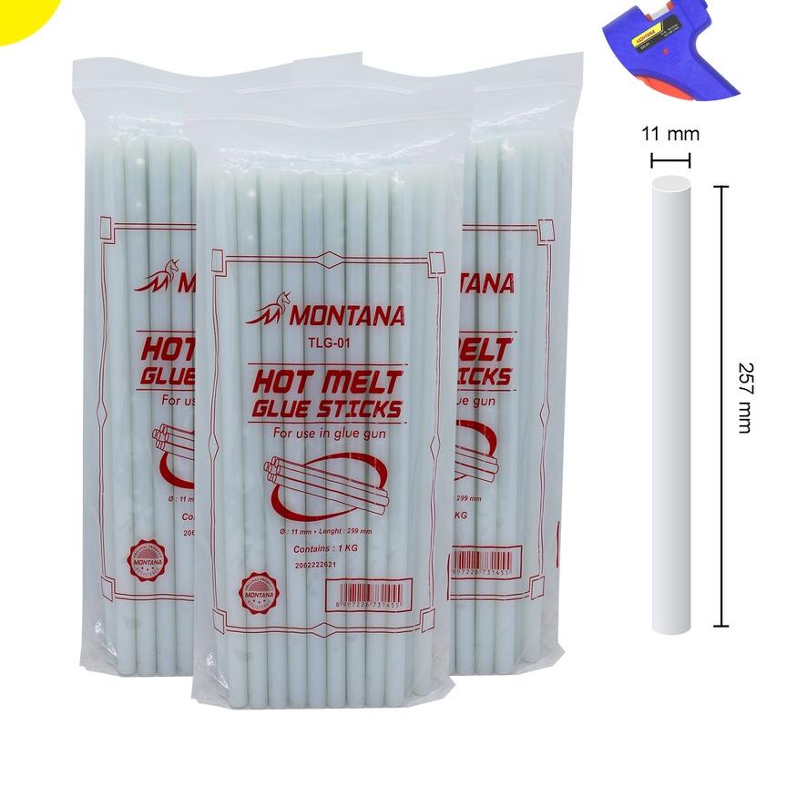 

Kekinian MONTANA Glue Stick Refill / Lem Bakar / Isi Lem Tembak Montana TLG-01